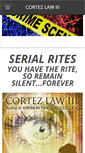 Mobile Screenshot of cortezlaw.net